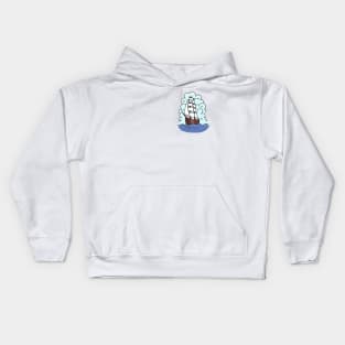 Ship At Sail Kids Hoodie